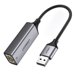 Adaptador Ugreen Usb A Rj45 Ethernet Aluminio Gray