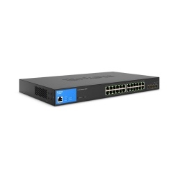 Switch Linksys Lgs328mpc 24pt Poe+ Gbit Adm 4sfp+