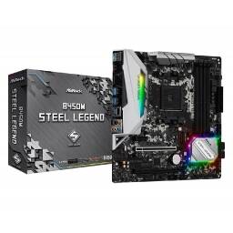 MOTHERBOARD ASROCK B450M STEEL LEGEND (AM4)