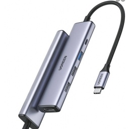 HUB USB C UGREEN 15495 CM478 (USB 3.0+ 2 USB + HDMI 4K)