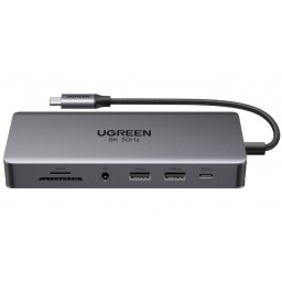 HUB USB-C UGREEN 4K (AUDIOHDMIVGARJ45SDUSB3.2