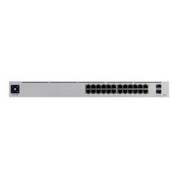 Ubiquiti UniFi Switch USW-Pro-24-POE - Conmutador - Gestionado - 24 x 101001000 (16 PoE+, 8 PoE++) + 2 x 10 Gigabit SF