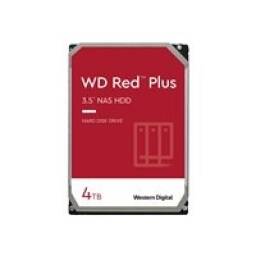 WD Red Plus WD40EFPX - Disco duro - 4 TB - interno - 3.5" - SATA 6Gb/s - 5400 rpm - bfer: 256 MB